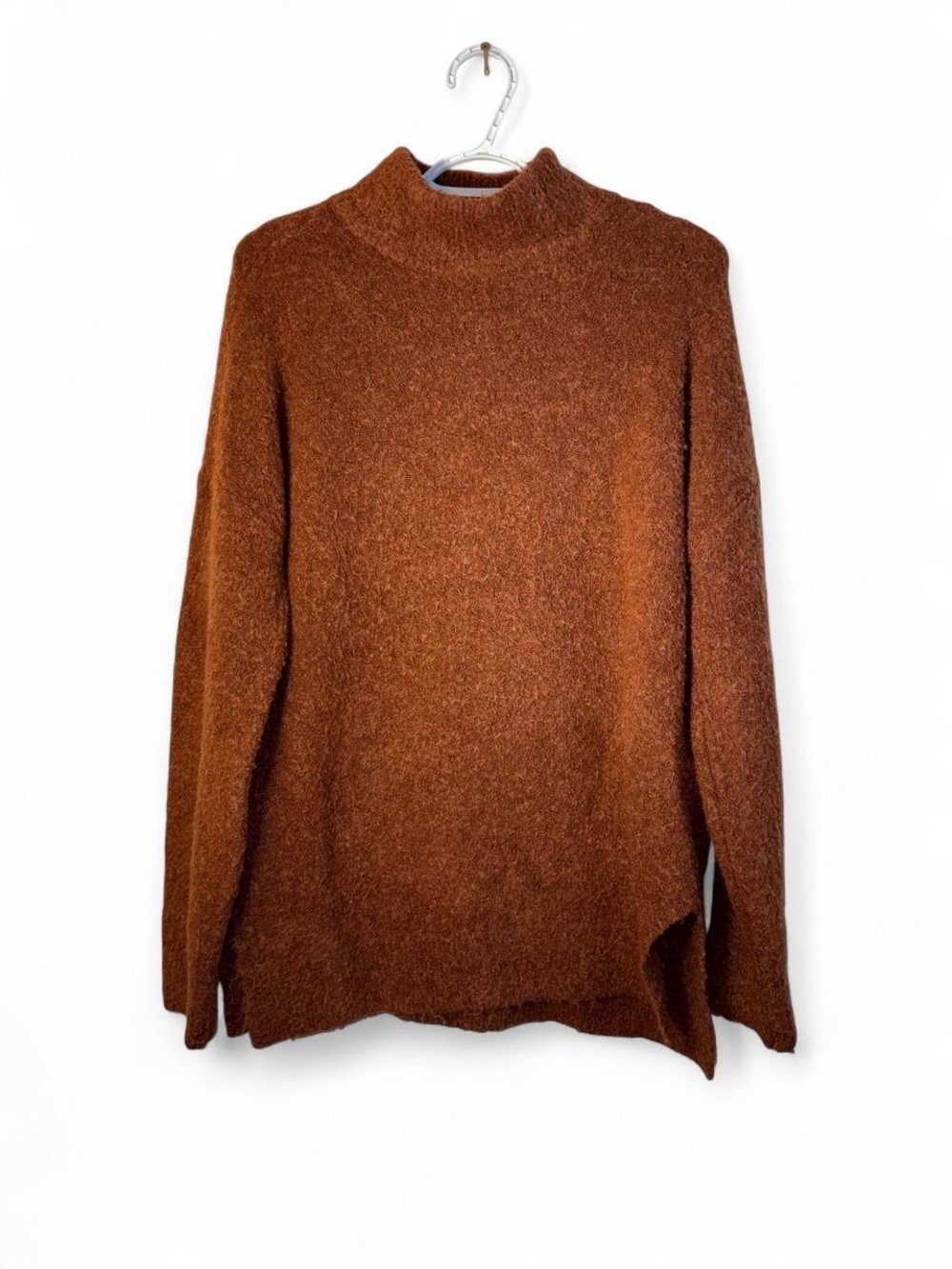 Abercrombie & Fitch Copper-Brown Mock Neck Sweater